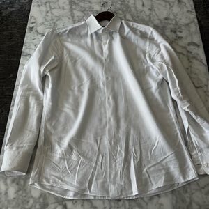 White Hugo Boss button down shirt